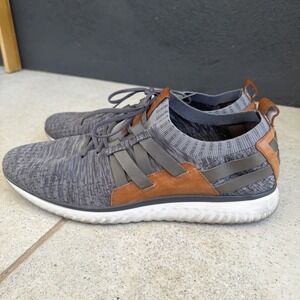 Cole Haan Grand Motion All Day Grey Brown Trainer Knit Sneaker Shoes Men 13M
